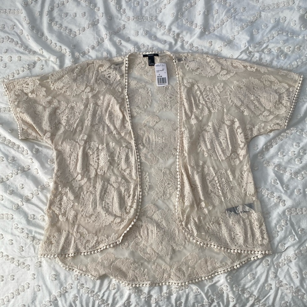 Forever 21 Sheer Kimono size small